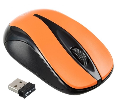 Мышь Оклик 675MW черный/оранжевый оптическая (800dpi) беспроводная USB (2but) Мышь Оклик 675MW черный/оранжевый оптическая (800dpi) беспроводная USB (2but)