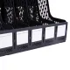 Лоток вертикальный Deli E9838black для бумаг 365x380x30мм черный