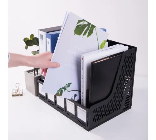 Лоток вертикальный Deli E9838black для бумаг 365x380x30мм черный Лоток вертикальный Deli E9838black для бумаг 365x380x30мм черный