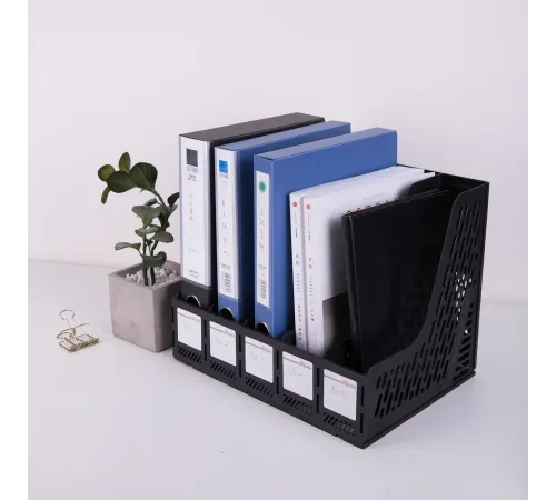 Лоток вертикальный Deli E9838black для бумаг 365x380x30мм черный Лоток вертикальный Deli E9838black для бумаг 365x380x30мм черный