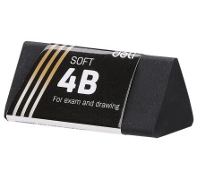 Ластик Deli EH01720 Scribe Infinite треугольный 40x19x19мм черный
