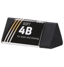 Ластик Deli EH01720 Scribe Infinite треугольный 40x19x19мм черный