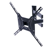 Кронштейн для телевизора Kromax DIX-24 черный 15"-55" макс.35кг настенный поворотно-выдвижной и наклонный