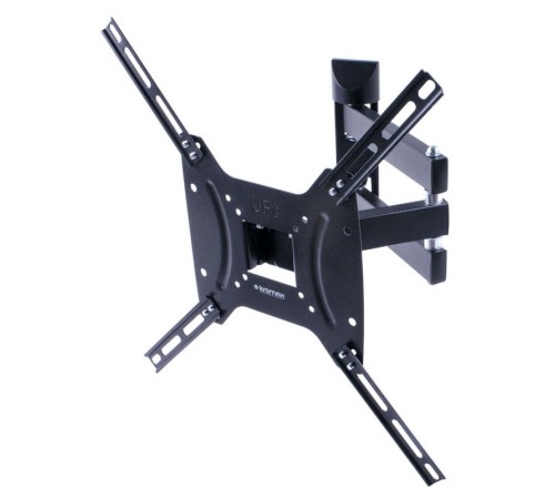 Кронштейн для телевизора Kromax DIX-24 черный 15"-55" макс.35кг настенный поворотно-выдвижной и наклонный Кронштейн для телевизора Kromax DIX-24 черный 15"-55" макс.35кг настенный поворотно-выдвижной и наклонный