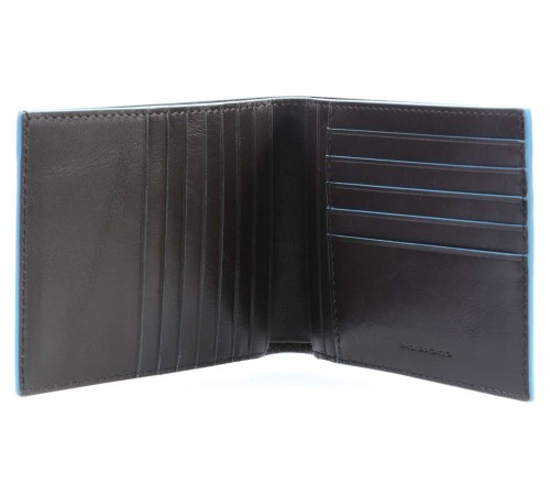 Кошелек мужской Piquadro Blue Square PU1241B2R/MO темно-коричневый натур.кожа Кошелек мужской Piquadro Blue Square PU1241B2R/MO темно-коричневый натур.кожа