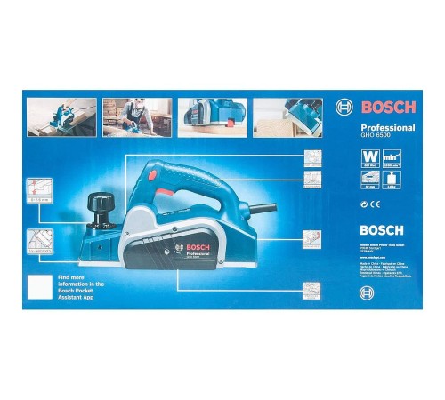 Рубанок Bosch GHO 6500 650Вт 82мм 16500об/мин
