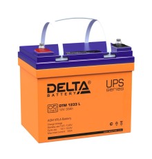 Delta DTM 1233 L (33А\ч, 12В) свинцово- кислотный аккумулятор