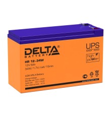 HR 12-34 W Delta Аккумуляторная батарея Delta HR 12-34 W