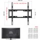 Кронштейн для телевизора Holder T4624-B черный 32"-55" макс.40кг настенный наклон