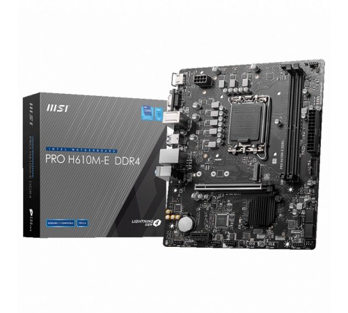 Материнская плата MSI PRO H610M-E DDR4