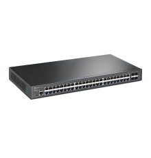 TP-Link JetStream™ 48-портовый управляемый гигабитный коммутатор уровня 2+ с 4 слотами SFP+ 10GE (TL-SG3452X)
