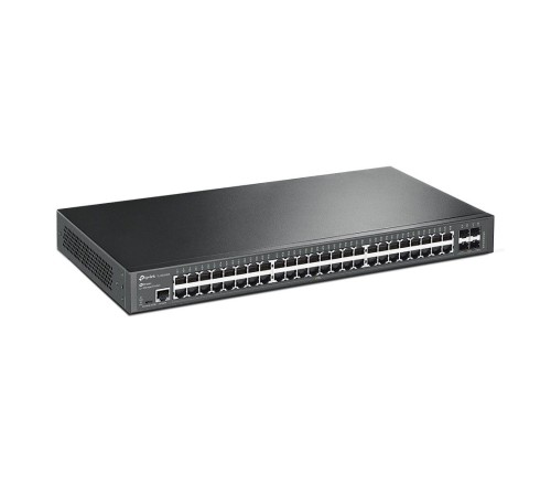 TP-Link JetStream™ 48-портовый управляемый гигабитный коммутатор уровня 2+ с 4 слотами SFP+ 10GE (TL-SG3452X)
