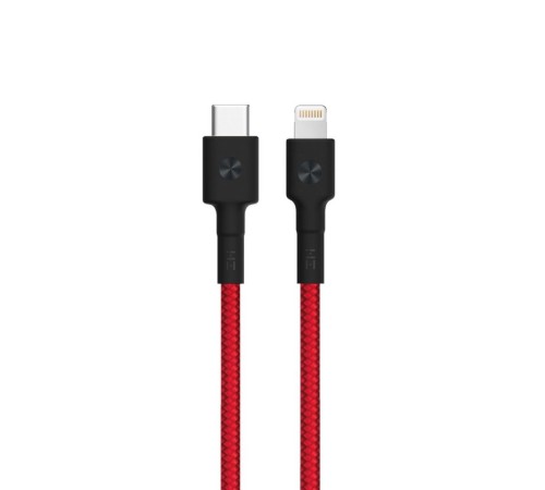 Кабели USB ZMI Кабель Type-C/Lightning Xiaomi ZMI 100см MFI , 3A, 18W PD Материал оплетки нейлон/кевлар (AL873K) красный 402667 Кабели USB ZMI Кабель Type-C/Lightning Xiaomi ZMI 100см MFI , 3A, 18W PD Материал оплетки нейлон/кевлар (AL873K) красный 402667