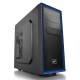 TESSERACT BF,  DP-CCATX-TSRBFBK,  ATX, Black-Blue, без БП(712220)