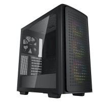 Корпус Deepcool CK560 черный без БП ATX 2x120mm 1x140mm 2xUSB3.0 audio bott PSU