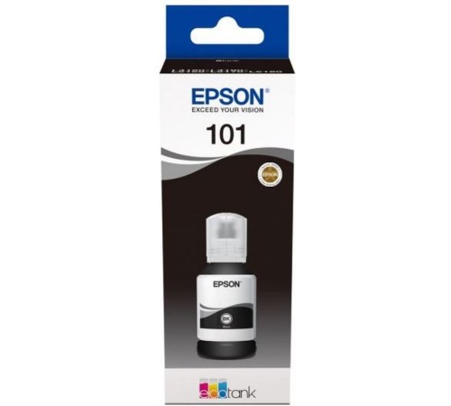 Картридж струйный Epson L101 C13T03V14A черный (7500стр.) (127мл) для Epson L4150/L4160/L6160/L6170/L6190
