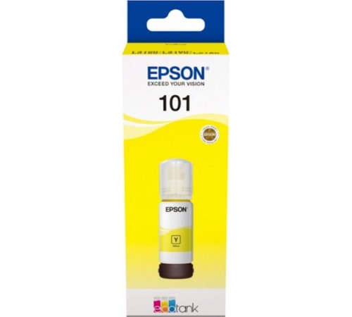 Картридж струйный Epson L101 C13T03V44A желтый (6000стр.) (70мл) для Epson L4150/L4160/L6160/L6170/L6190