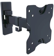 Кронштейн для телевизора Ultramounts UM 860 черный 13"-27" макс.20кг настенный поворот и наклон