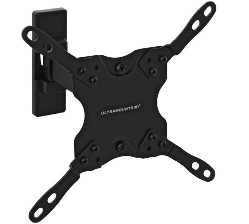 Кронштейн для телевизора Ultramounts UM 864B черный 13"-42" макс.20кг настенный поворотно-выдвижной и наклонный Кронштейн для телевизора Ultramounts UM 864B черный 13"-42" макс.20кг настенный поворотно-выдвижной и наклонный
