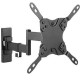 Кронштейн для телевизора Ultramounts UM 866B черный 15"-42" макс.20кг настенный поворот и наклон