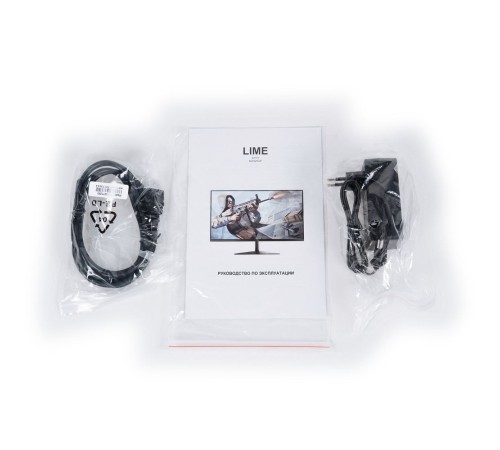 21.5" Lime E215A Black (VA, 1920x1080, VGA+HDMI, 6.5 ms, 178°/178°, 250 cd/m, 3000:1, 75Hz, внутр. БП, VESA 100, Flat)