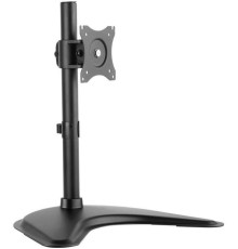 Кронштейн для мониторов Ultramounts UM 704 черный 13"-27" макс.10кг настольный поворот и наклон верт.перемещ.