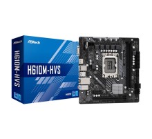 Материнская плата Asrock H610M-HVS Soc-1700 Intel H610 2xDDR4 mATX AC`97 8ch(7.1) GbLAN RAID+VGA+HDMI