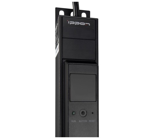 Блок распределения питания Ippon Meter 0U 1546800 верт.размещ. 16xC13 с мониторингом 16A EN 60320 С20 Блок распределения питания Ippon Meter 0U 1546800 верт.размещ. 16xC13 с мониторингом 16A EN 60320 С20
