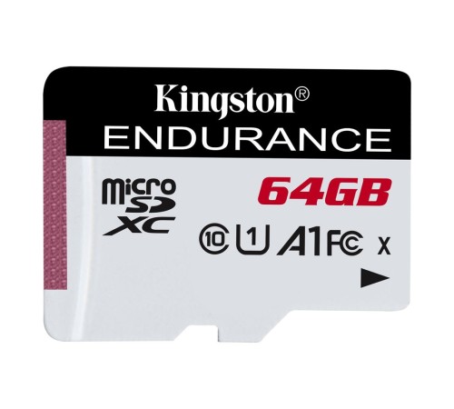 Флеш карта microSDXC 64Gb Class10 Kingston SDCE/64GB High Endurance w/o adapter
