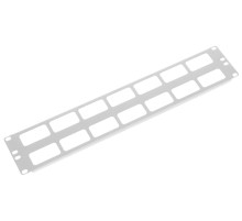 Кабельный органайзер Горизонтальный ЦМО ГКО-О-2 двухсторонний окна 2U шир.:19"