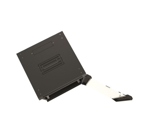 Шкаф серверный Hyperline (TWB-1866-GP-RAL9004) настенный 18U 600x600мм пер.дв.стекл 2 бок.пан. 60кг черный IP20 сталь Шкаф серверный Hyperline (TWB-1866-GP-RAL9004) настенный 18U 600x600мм пер.дв.стекл 2 бок.пан. 60кг черный IP20 сталь