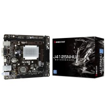 J4125NHU, Intel® Quad-Core Celeron® J4125 (2.7 GHz), 2xDDR4-2400, D-SUB+HDMI, 1xPCI-Ex1, 2xSATA3, 1xM.2, 8 Ch Audio, GLan, (2+4)xUSB2.0, (2+0)xUSB3.2, 1xPS/2, Mini-ITX, RTL {20}