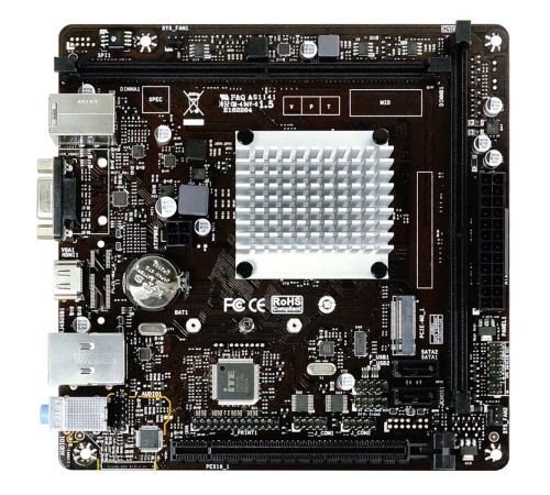 J4125NHU, Intel® Quad-Core Celeron® J4125 (2.7 GHz), 2xDDR4-2400, D-SUB+HDMI, 1xPCI-Ex1, 2xSATA3, 1xM.2, 8 Ch Audio, GLan, (2+4)xUSB2.0, (2+0)xUSB3.2, 1xPS/2, Mini-ITX, RTL {20} J4125NHU, Intel® Quad-Core Celeron® J4125 (2.7 GHz), 2xDDR4-2400, D-SUB+HDMI, 1xPCI-Ex1, 2xSATA3, 1xM.2, 8 Ch Audio, GLan, (2+4)xUSB2.0, (2+0)xUSB3.2, 1xPS/2, Mini-ITX, RTL {20}