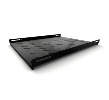 Полка стационарная Hyperline TSH3L-650-RAL9004 1U нагр.:20кг. 19" 650мм черный (упак.:1шт)