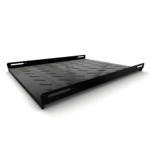 Полка стационарная Hyperline TSH3L-650-RAL9004 1U нагр.:20кг. 19" 650мм черный (упак.:1шт)