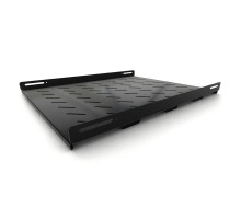 Полка стационарная Hyperline TSH3H-650-RAL9004 1U нагр.:100кг. 19" 650мм черный (упак.:1шт)