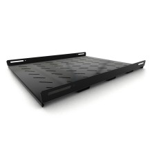 Полка стационарная Hyperline TSH3H-650-RAL9004 1U нагр.:100кг. 19" 650мм черный (упак.:1шт)