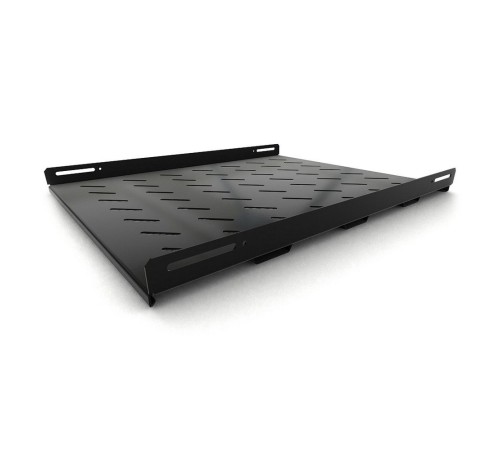 Полка стационарная Hyperline TSH3H-650-RAL9004 1U нагр.:100кг. 19" 650мм черный (упак.:1шт)