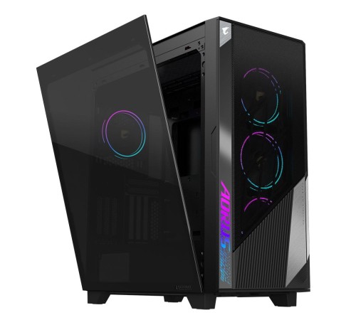 AORUS C500G ST MidTower, E-ATX, USB-C x1, USB 3.0 x2, Audio I/O, Black,TG AORUS C500G ST MidTower, E-ATX, USB-C x1, USB 3.0 x2, Audio I/O, Black,TG