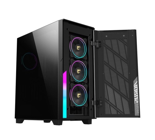 AORUS C500G ST MidTower, E-ATX, USB-C x1, USB 3.0 x2, Audio I/O, Black,TG AORUS C500G ST MidTower, E-ATX, USB-C x1, USB 3.0 x2, Audio I/O, Black,TG
