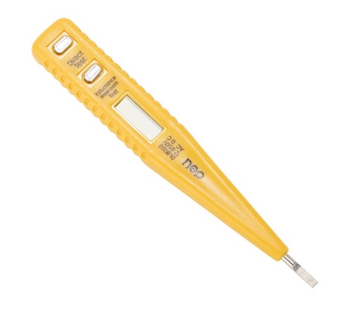 Измерительный и разметочный инструмент Deli Индикаторная отвертка-тестер напряжения цифровая Deli DL8003 (12-250 В)