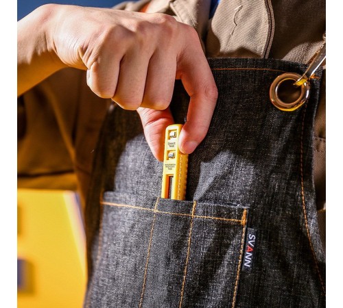 Измерительный и разметочный инструмент Deli Индикаторная отвертка-тестер напряжения цифровая Deli DL8003 (12-250 В)