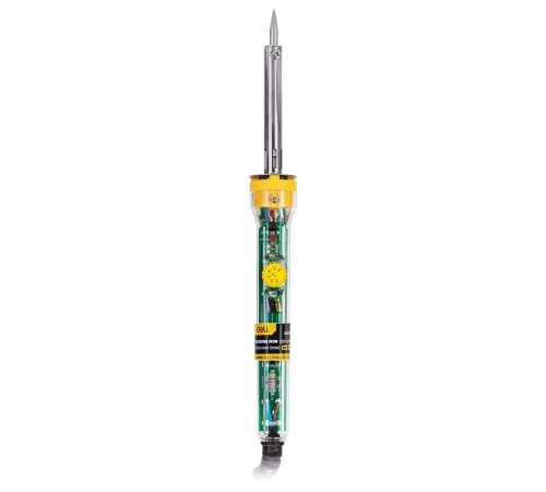 Паяльник Deli DL8820 (60 Вт, диапазон температур 200-450 С с шагом 50 град.) Паяльник Deli DL8820 (60 Вт, диапазон температур 200-450 С с шагом 50 град.)