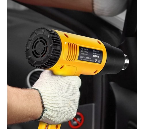 Фен технический Deli DL391201 (2000Вт, рабочая температура 400/600 град.)