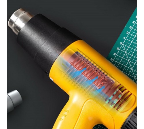 Фен технический Deli DL391201 (2000Вт, рабочая температура 400/600 град.)