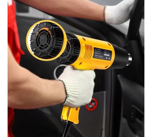 Фен технический Deli DL391202 (2000Вт, рабочая температура 100...650 град.)