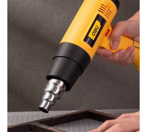 Фен технический Deli DL5318 (1600Вт, рабочая температура 100...590 град.)