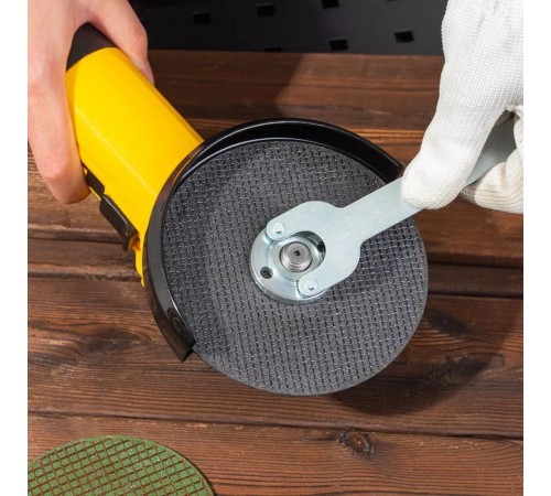 Угловая шлифмашина сетевая Deli DL-JM125-E1 (900Вт, 125мм, 12000об/мин, картон)