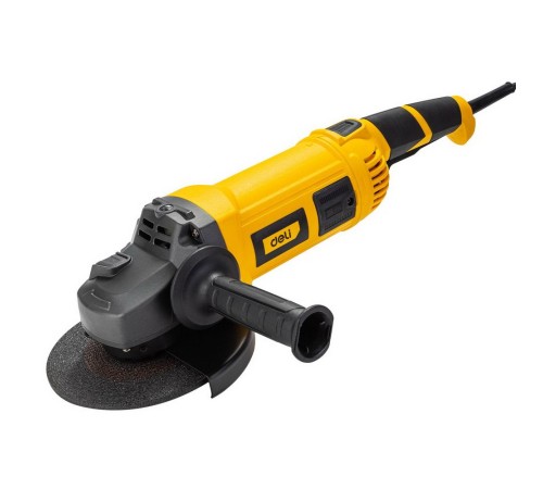 Угловая шлифмашина сетевая Deli DL-JM180-E1 (2000Вт, 180мм, 6500об/мин, картон)