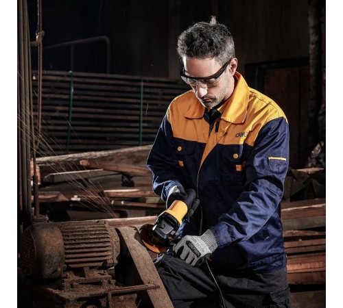 Угловая шлифмашина сетевая Deli DL-JM180-E1 (2000Вт, 180мм, 6500об/мин, картон)